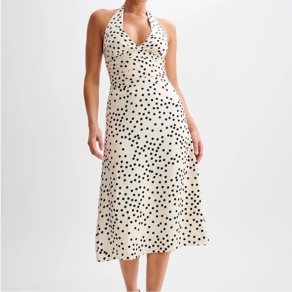 Meshki Dresses & Skirts - MESHKI Marguerite midi polka dot dress